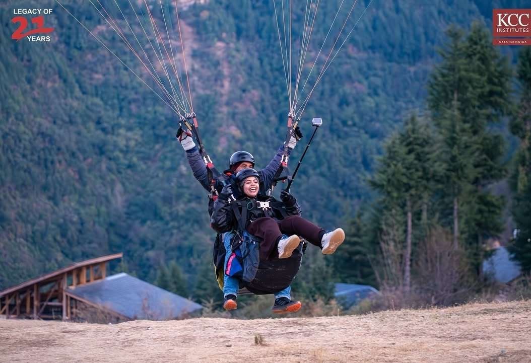 Paragliding adventure